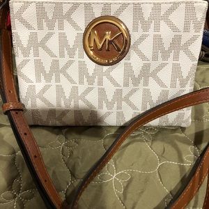 MK crossbody/ organizer. Never used.